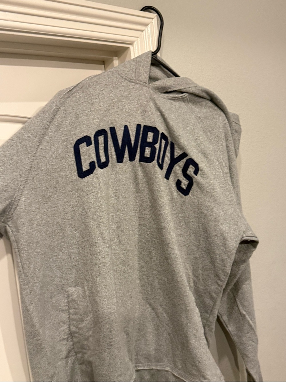 Cowboys Logo Grey Crewneck Sweatshirt